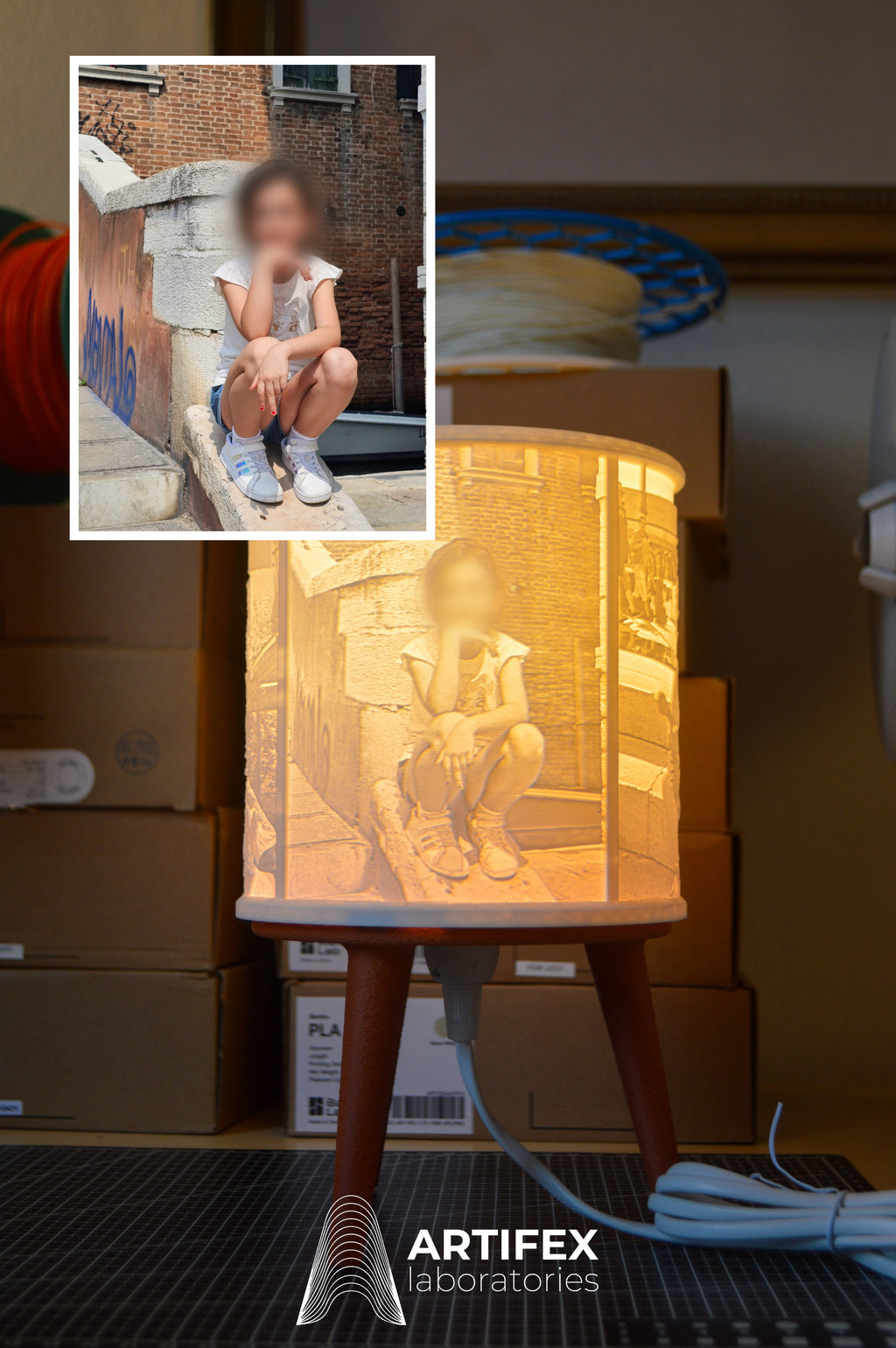 Lithopane Lamp