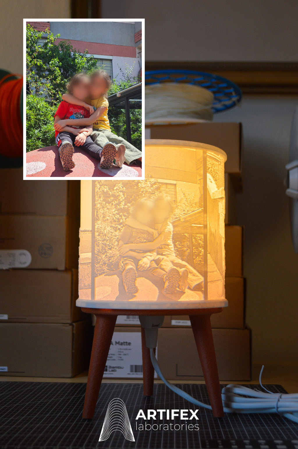 Lithopane Lamp