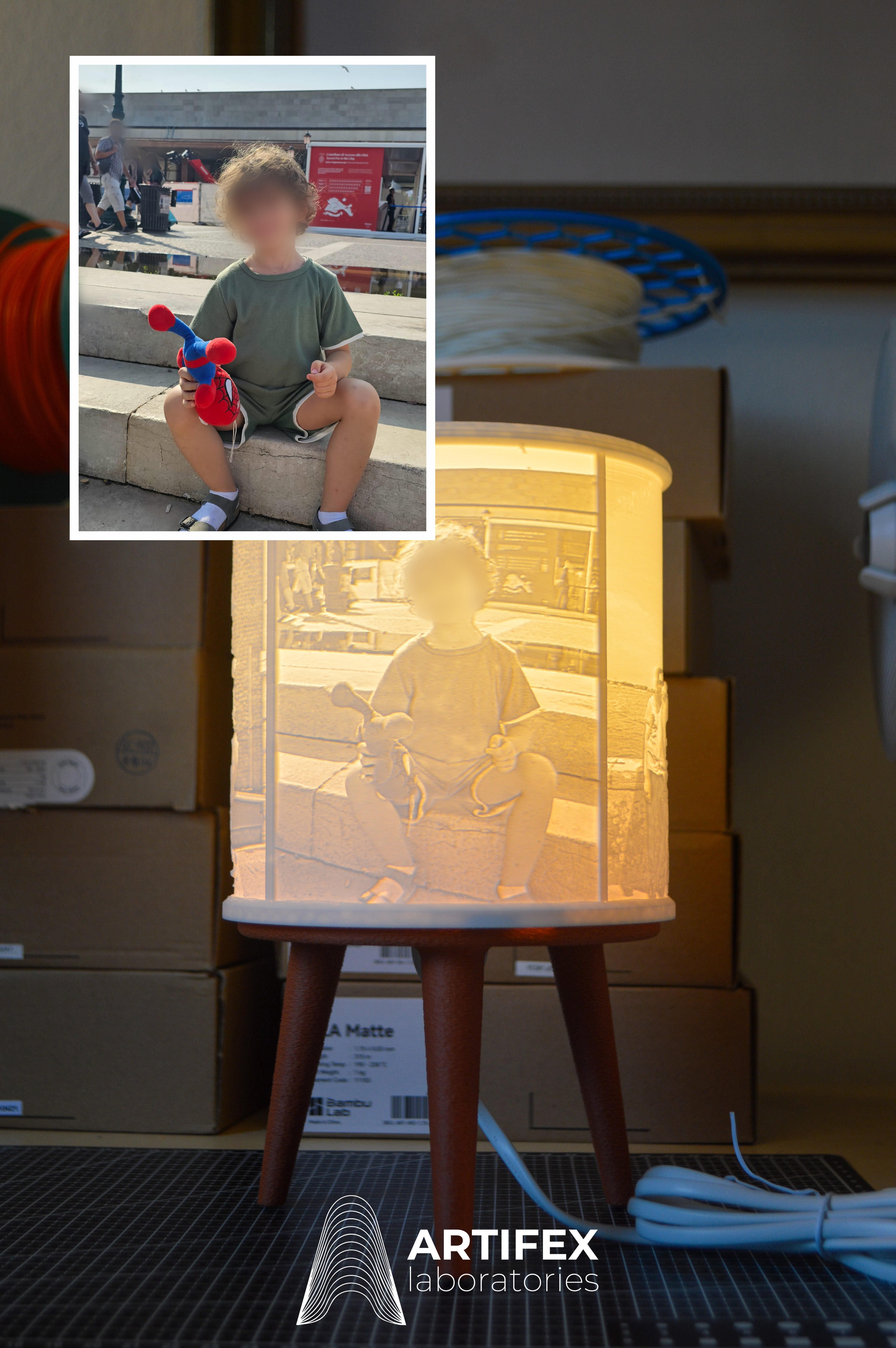 Lithopane Lamp