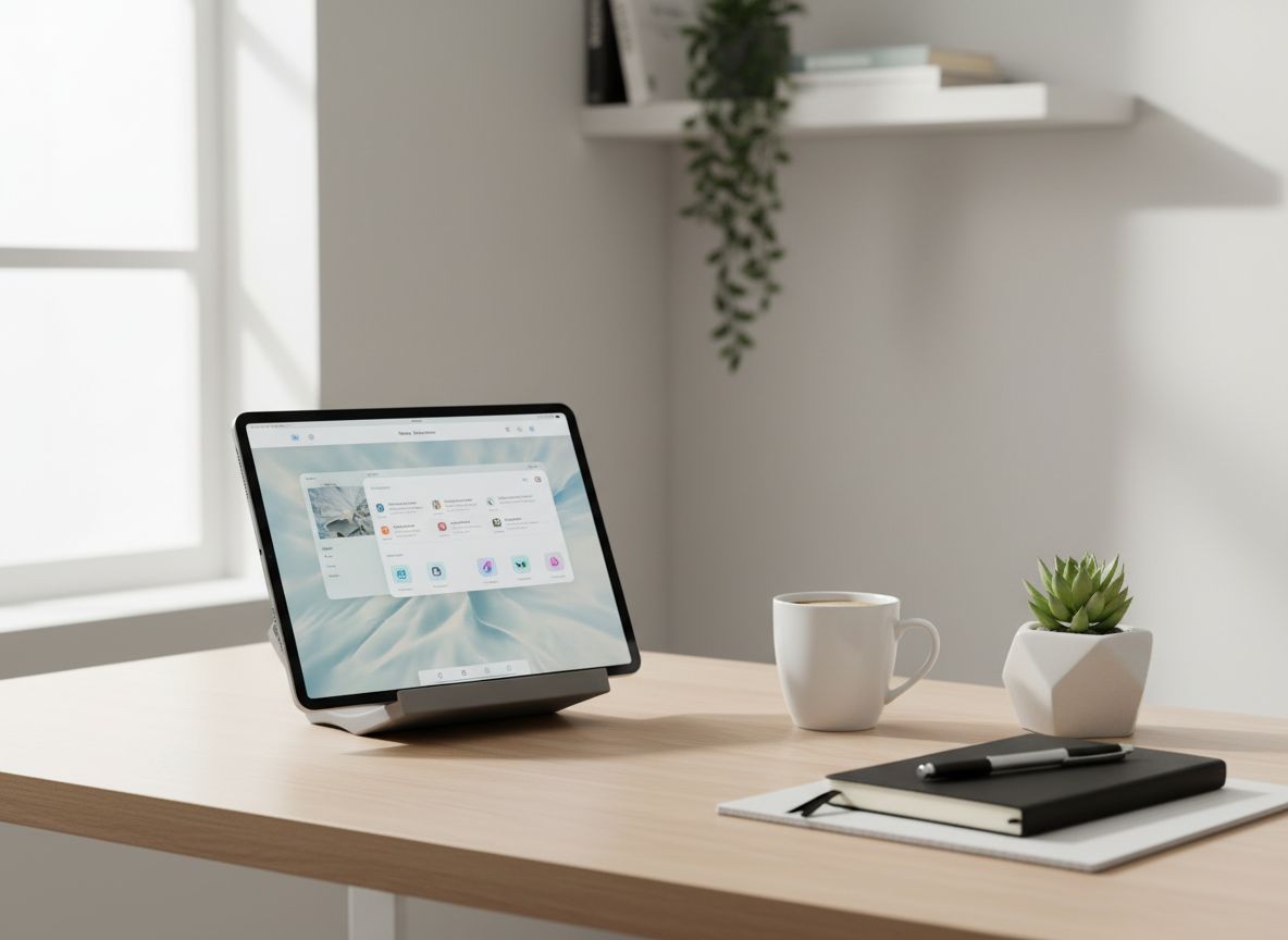 Tablet Stand on Desk - Original Product